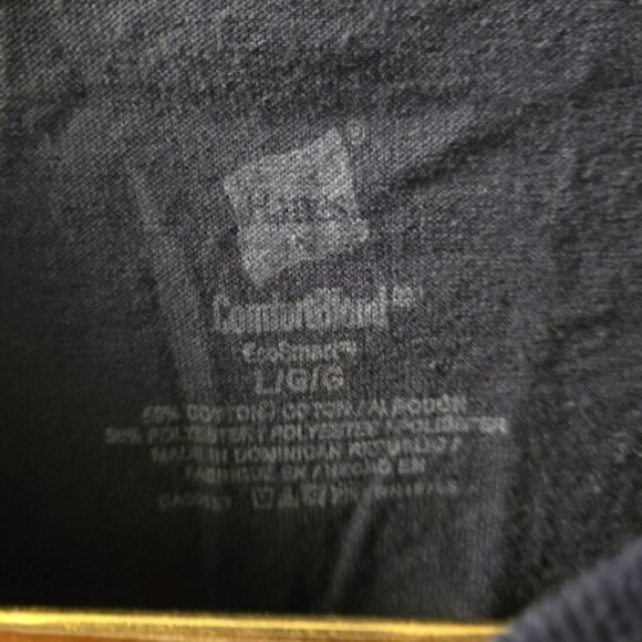 Dark Blue Tee with Motivational Graphic - Picture 3 of 5